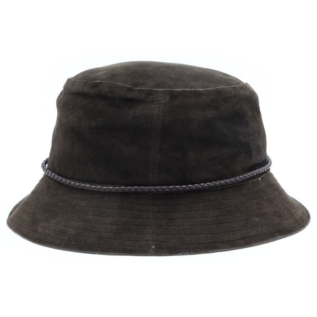 GUCCI(グッチ) スエード バケットハット 帽子 ブラウン 109159 XC019