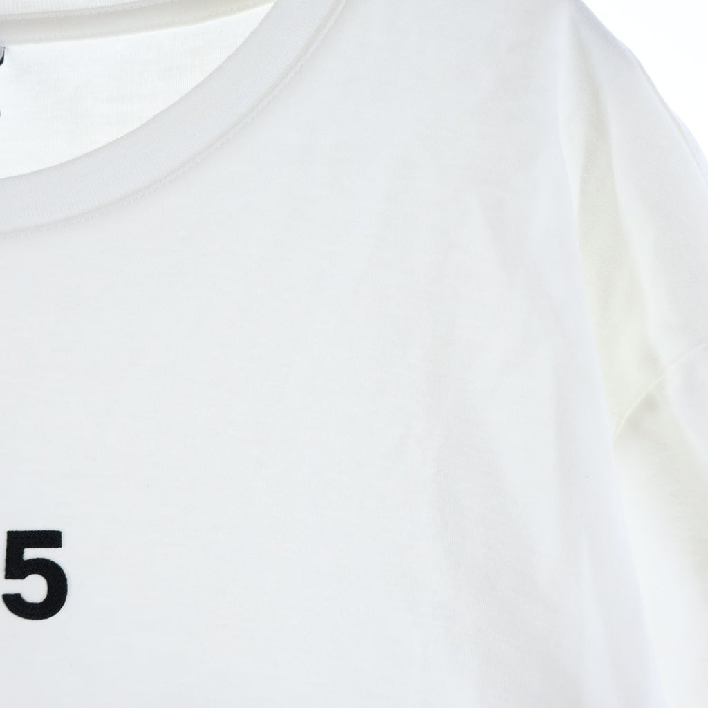 Berluti(ベルルッティ) 1985 フロントプリント クルーネック半袖カットソーTシャツ ホワイト R18JRS50JAEK