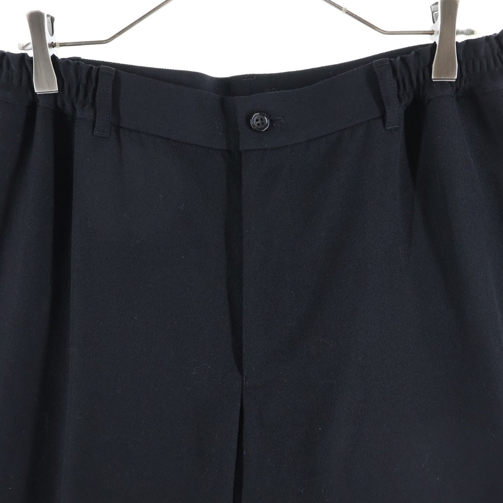 COMME des GARCONS HOMME DEUX(コムデギャルソン オムドゥ) ウールスラックスパンツ ストレートパンツ ブラック
