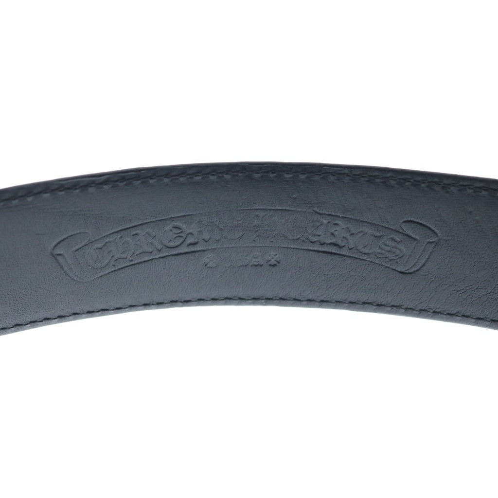 CHROME HEARTS(クロムハーツ) 1.5 STRAP CEMETERY 1.5inchセメタリークロスパッチ セメタリークロスパッチレザーベルト ブラック