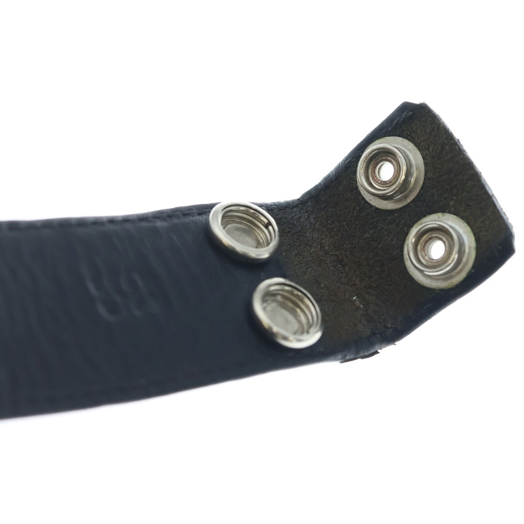 CHROME HEARTS(クロムハーツ) 1.5 STRAP CEMETERY 1.5inchセメタリークロスパッチ セメタリークロスパッチレザーベルト ブラック