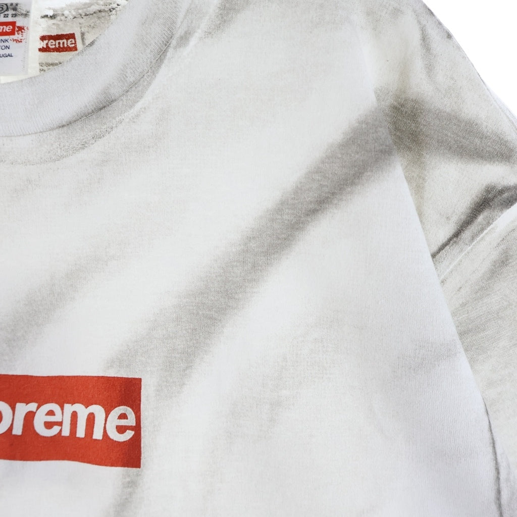 SUPREME(シュプリーム) 24SS ×MM6 Maison Margiela Box Logo Tee エムエムシックスメゾンマルジェラ ボックスロゴクルーネック半袖カットソーTシャツ ホワイト