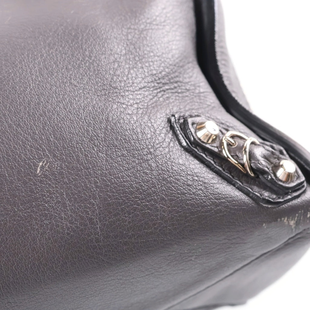 BALENCIAGA(バレンシアガ) ペーパーミニ ハンドバッグ シルバー金具 レディース グレー 357333