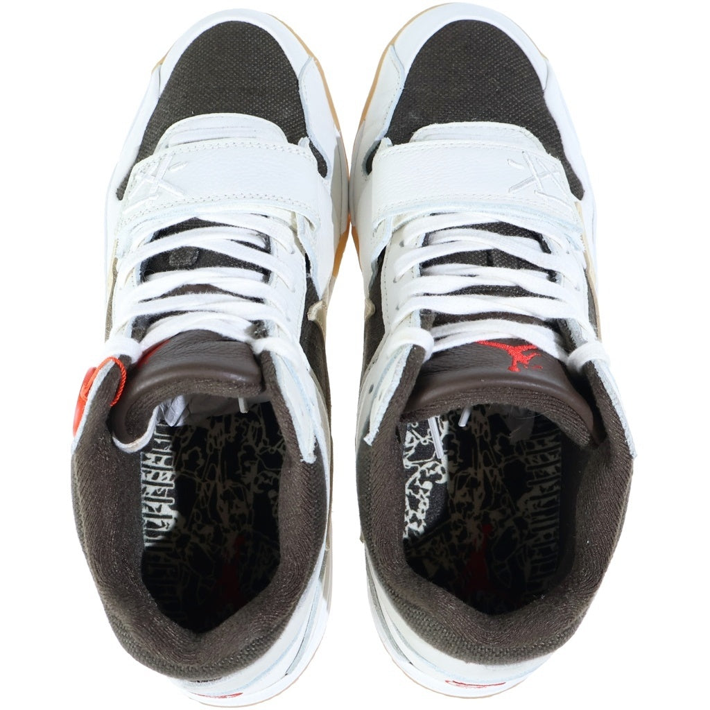NIKE(ナイキ) ×TRAVIS SCOTT JORDAN JUMPMAN JACK トラヴィススコット ジョーダン ジャンプマン ローカットスニーカー ホワイト/ブラウン US12/30cm FZ8117-100