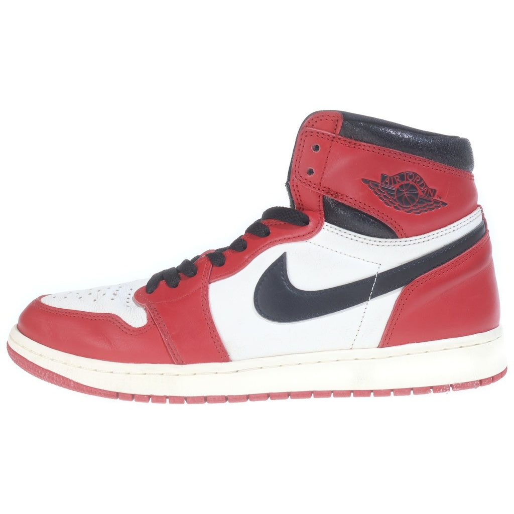 NIKE(ナイキ) AIR JORDAN1 HIGH OG LOST&FOUND CHICAGO エアジョーダン1 ロスト アンド ファウンド シカゴ ハイカットスニーカー レッド/ホワイト US12/30cm DZ5485-612