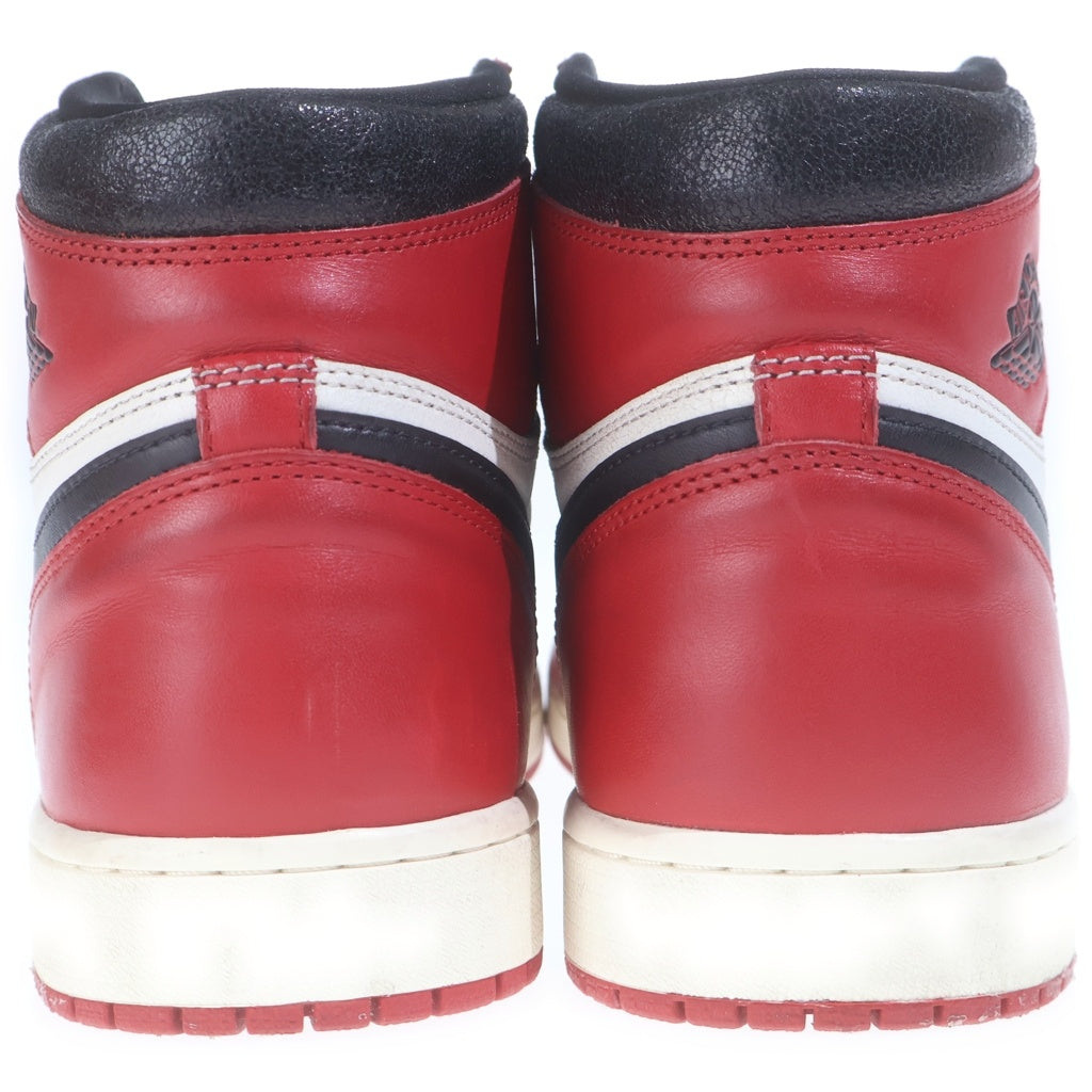 NIKE(ナイキ) AIR JORDAN1 HIGH OG LOST&FOUND CHICAGO エアジョーダン1 ロスト アンド ファウンド シカゴ ハイカットスニーカー レッド/ホワイト US12/30cm DZ5485-612