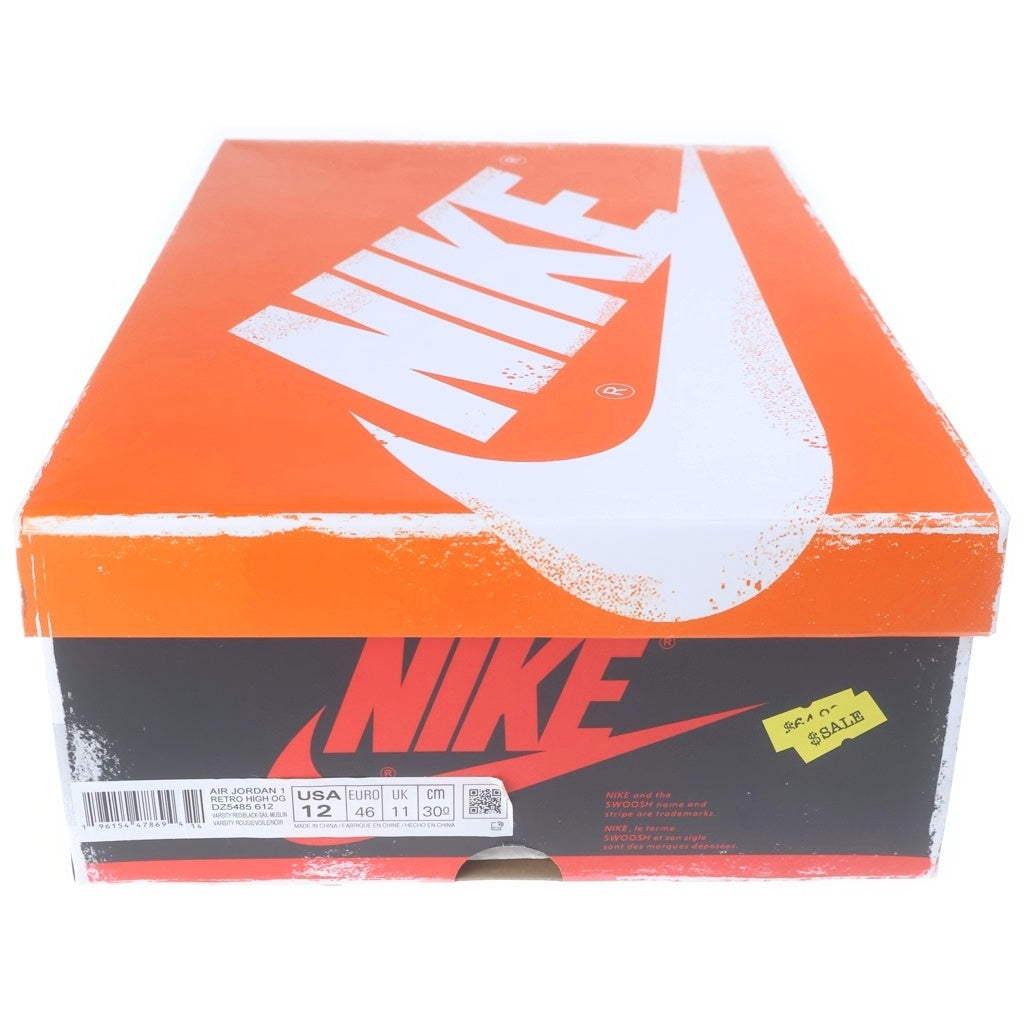 NIKE(ナイキ) AIR JORDAN1 HIGH OG LOST&FOUND CHICAGO エアジョーダン1 ロスト アンド ファウンド シカゴ ハイカットスニーカー レッド/ホワイト US12/30cm DZ5485-612