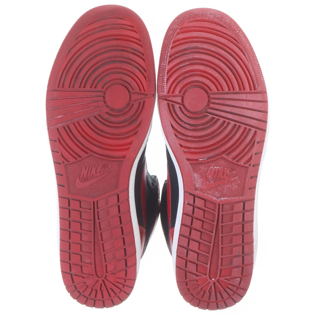 NIKE(ナイキ) AIR JORDAN HIGH 85 BRED 2025 エアジョーダン 1 ブレッド ハイカットスニーカー US12/30cm レッド/ブラック HV6674-067