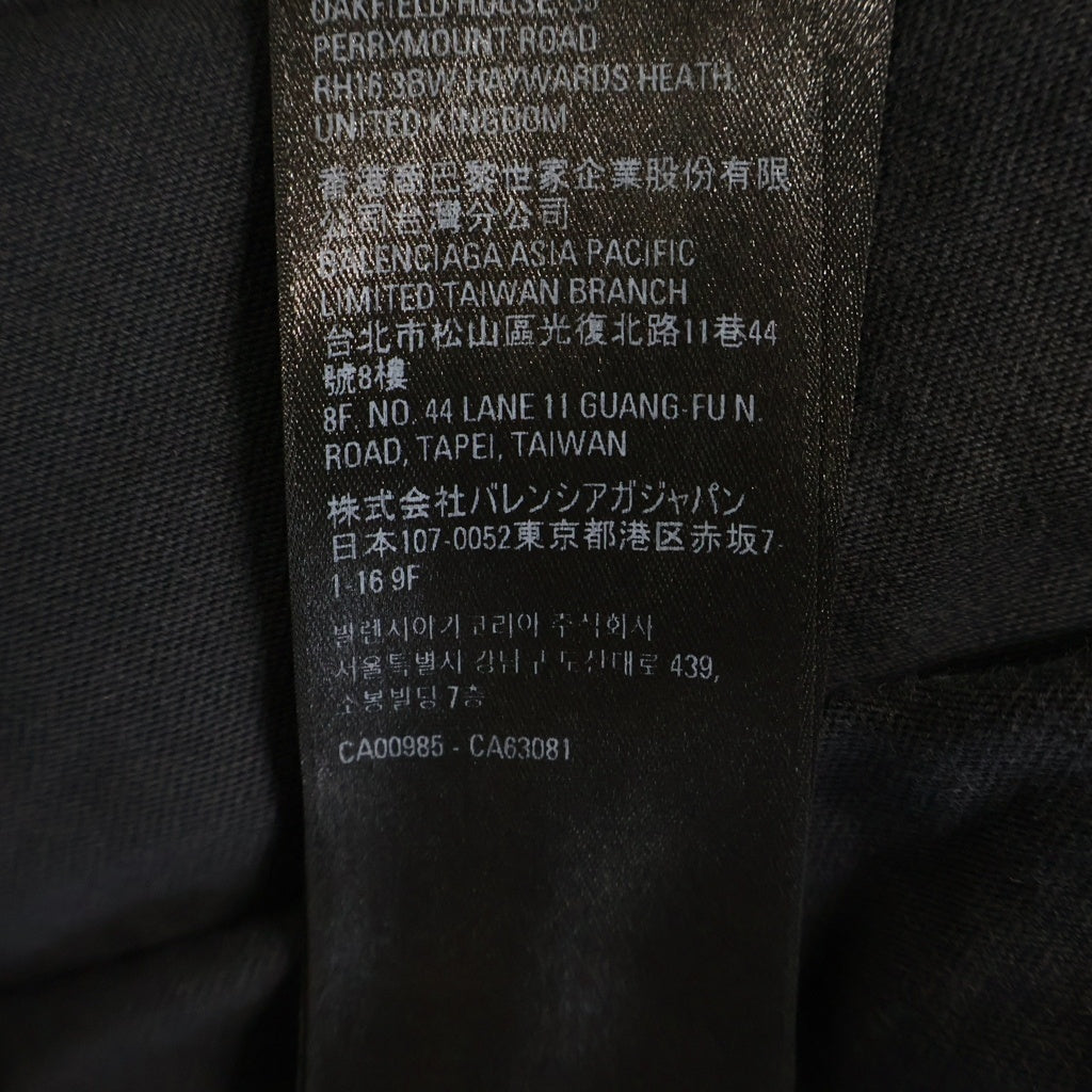 BALENCIAGA(バレンシアガ) 22SS OVERSIZED REPAIRED T-SHIRT 半袖Tシャツ カットソー ブラック 704056