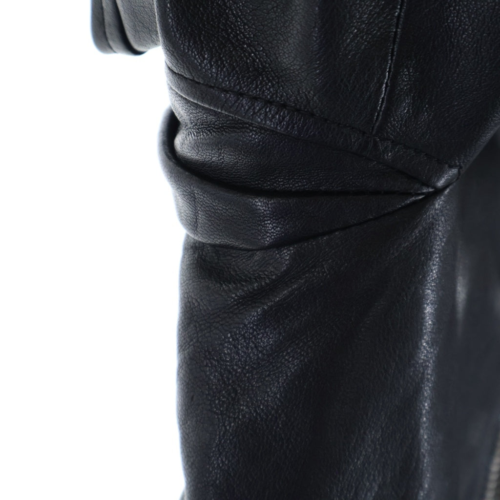 SAINT LAURENT PARIS(サンローランパリ) 14AW エディ期 L17 ラムスキン モーターサイクル ライダースジャケット ブラック 361694 Y5GC1