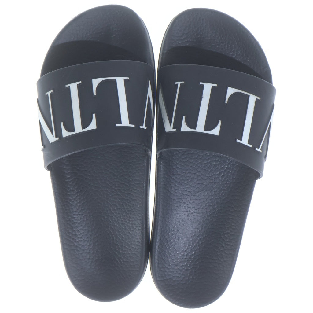 VALENTINO(ヴァレンティノ) VNTLロゴ Rubber Slide Sandals ラバースライド サンダル ブラック