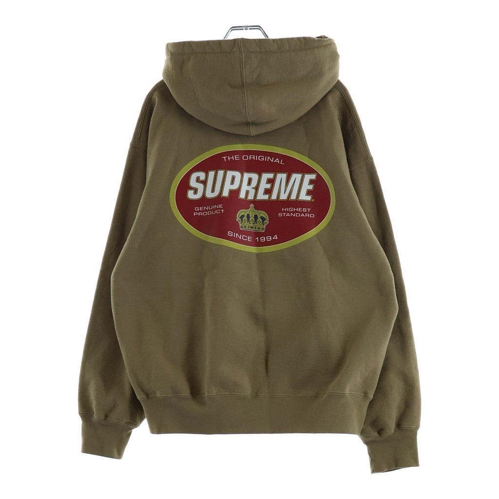 SUPREME(シュプリーム) 23AW Crown Hooded Sweatshirt プルオーバーパーカー ブラウン ‐