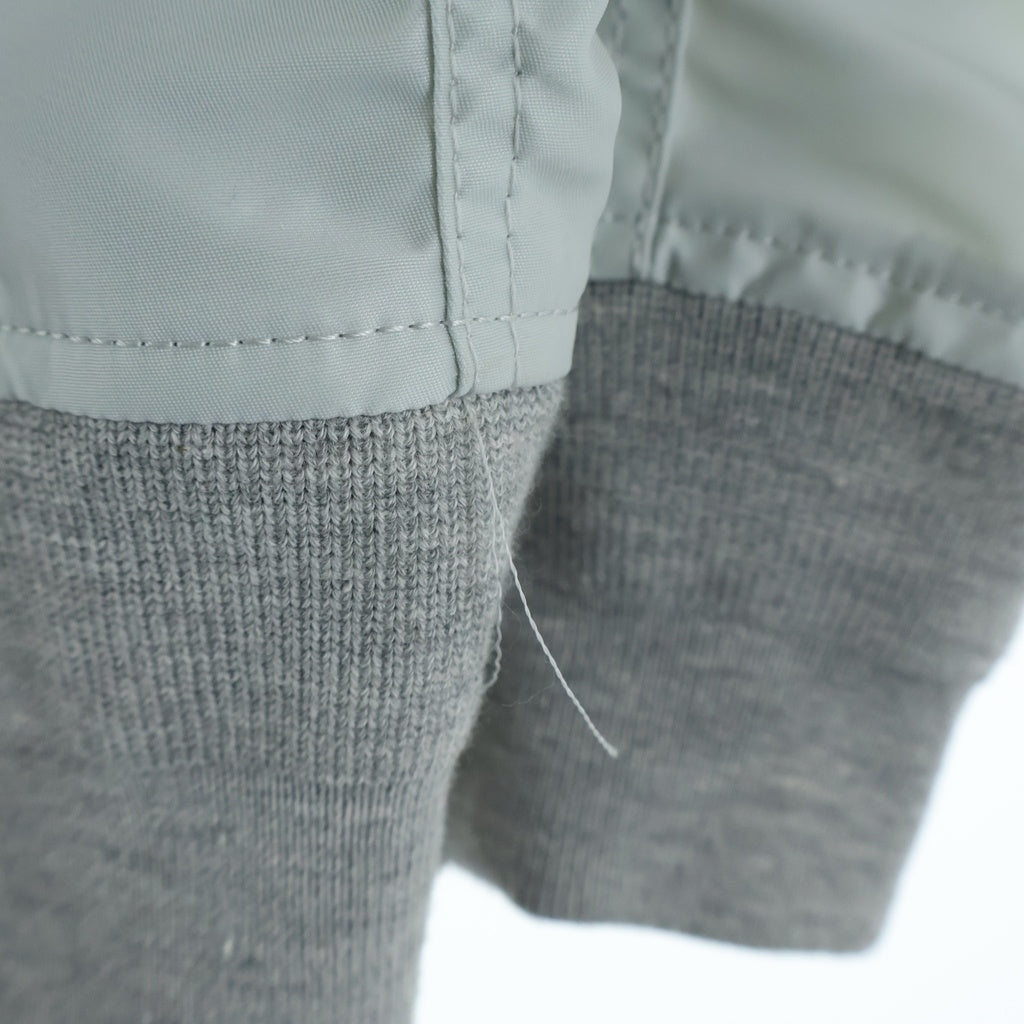 Sacai(サカイ) Sponge Sweat x Nylon Twill Hoodie フーディー パーカー グレー SCM-325