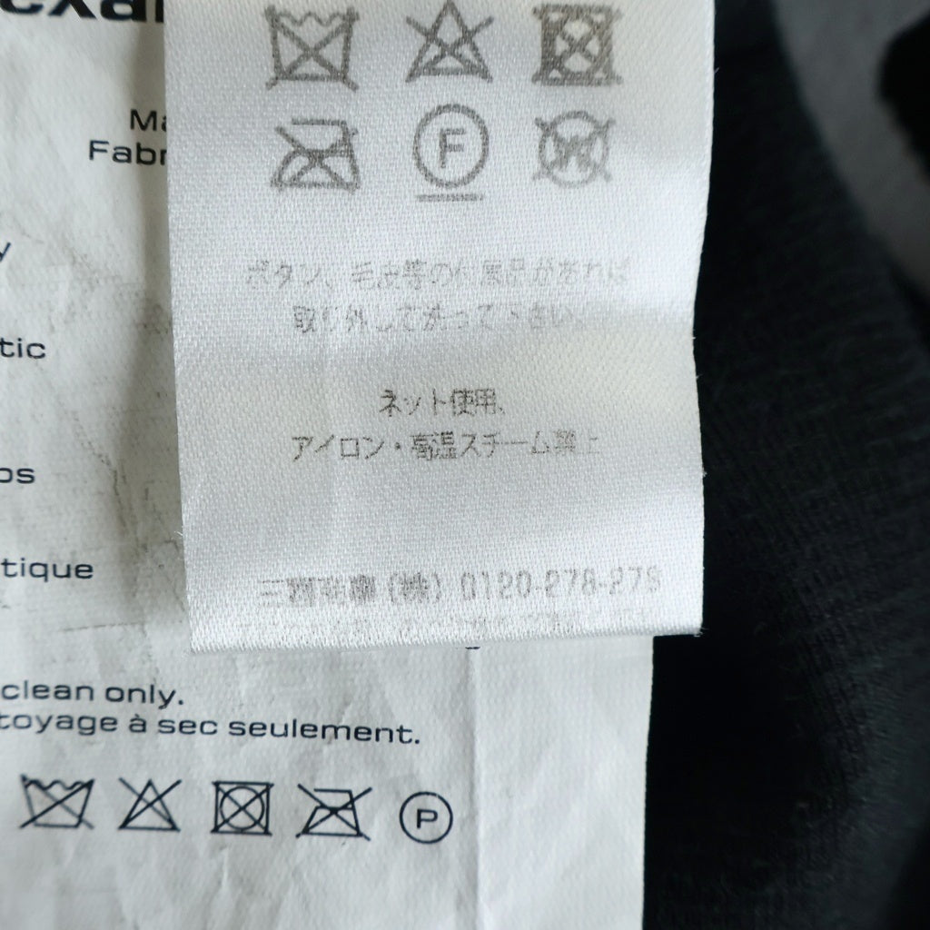 ALEXANDER WANG(アレキサンダーワン) ハイネックベロアカットソー ブラック CA00958 レディース