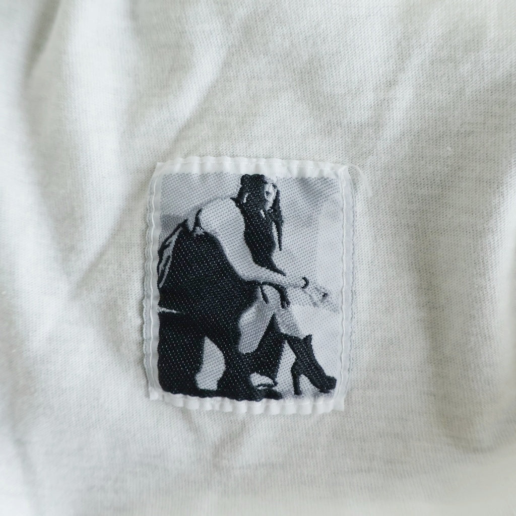 DRKSHDW(ダークシャドウ) 25SS Level Tシャツ クロップド カットソー ホワイト DS01E3207-RN レディース
