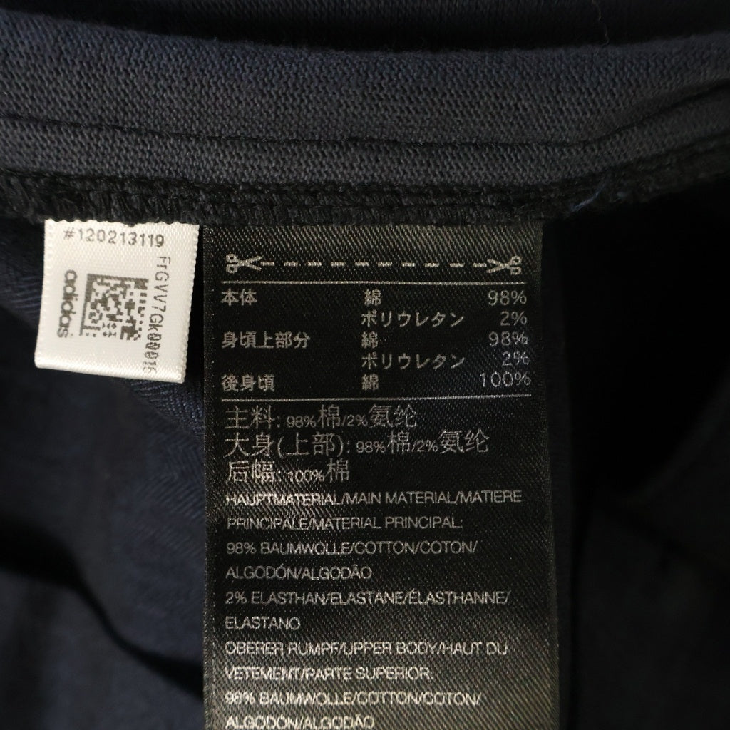 Y-3(ワイスリー) 素材切り替え 長袖ロングシャツ ブルー/ブラック DP0567
