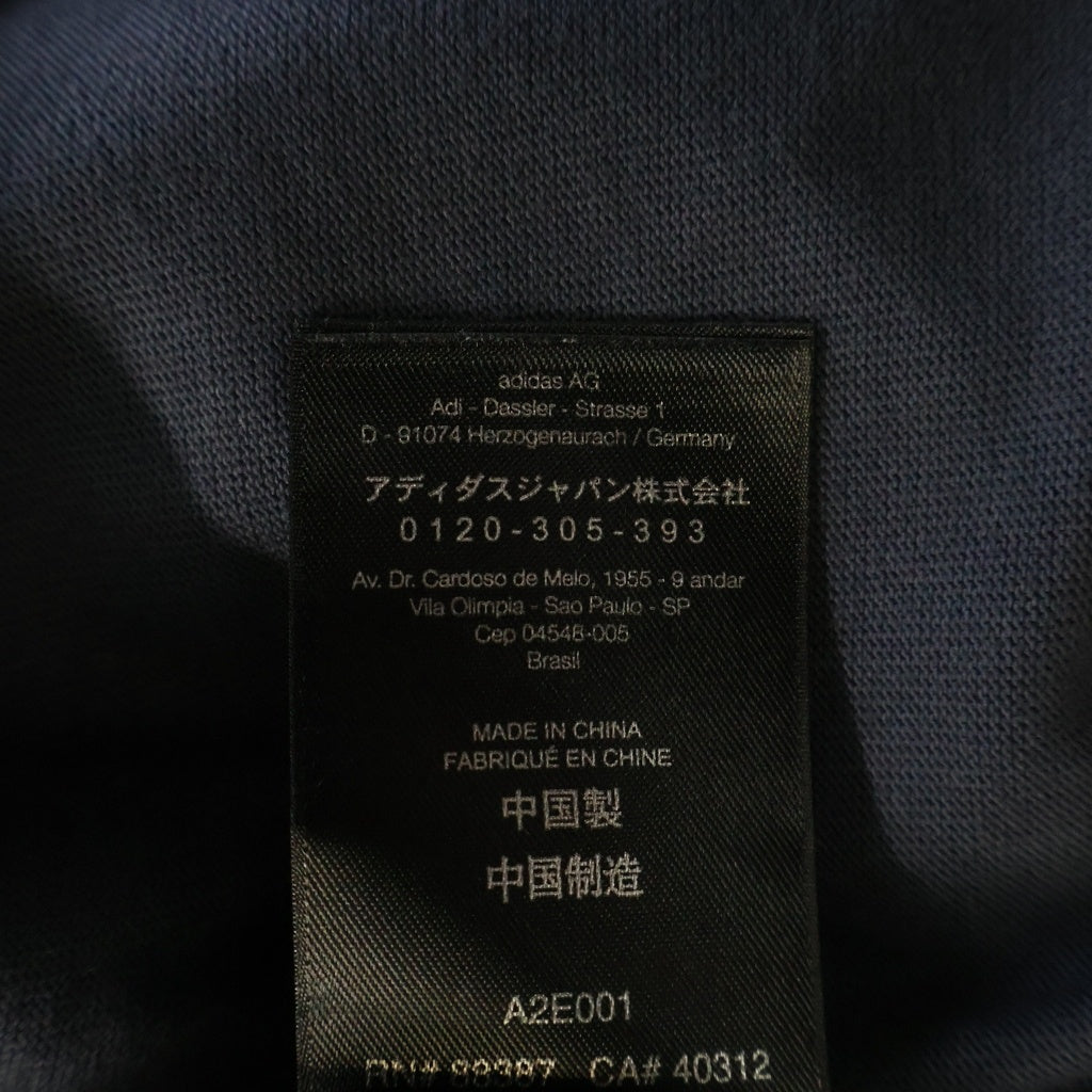 Y-3(ワイスリー) 素材切り替え 長袖ロングシャツ ブルー/ブラック DP0567