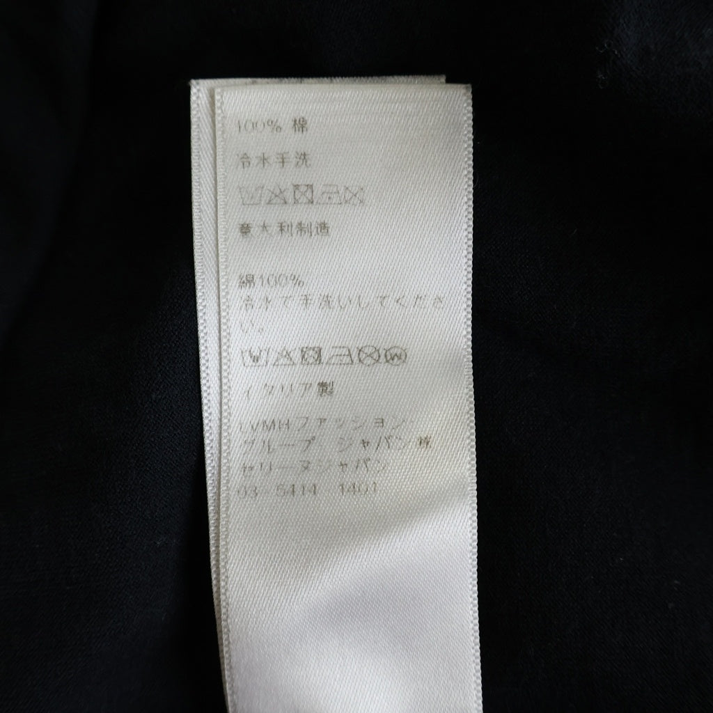 CELINE(セリーヌ) STUDS LOGO TEE スタッズロゴTシャツ クルーネック半袖Tシャツ カットソー ブラック 2X687501F