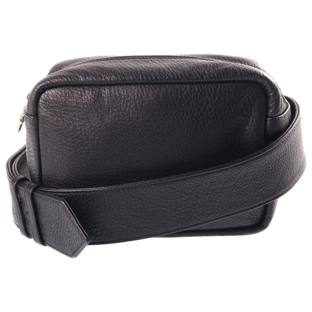 CHROME HEARTS(クロムハーツ) STRAP ON LEATHER BAG ストラップ オン レザーバッグ ショルダーバッグ ブラック