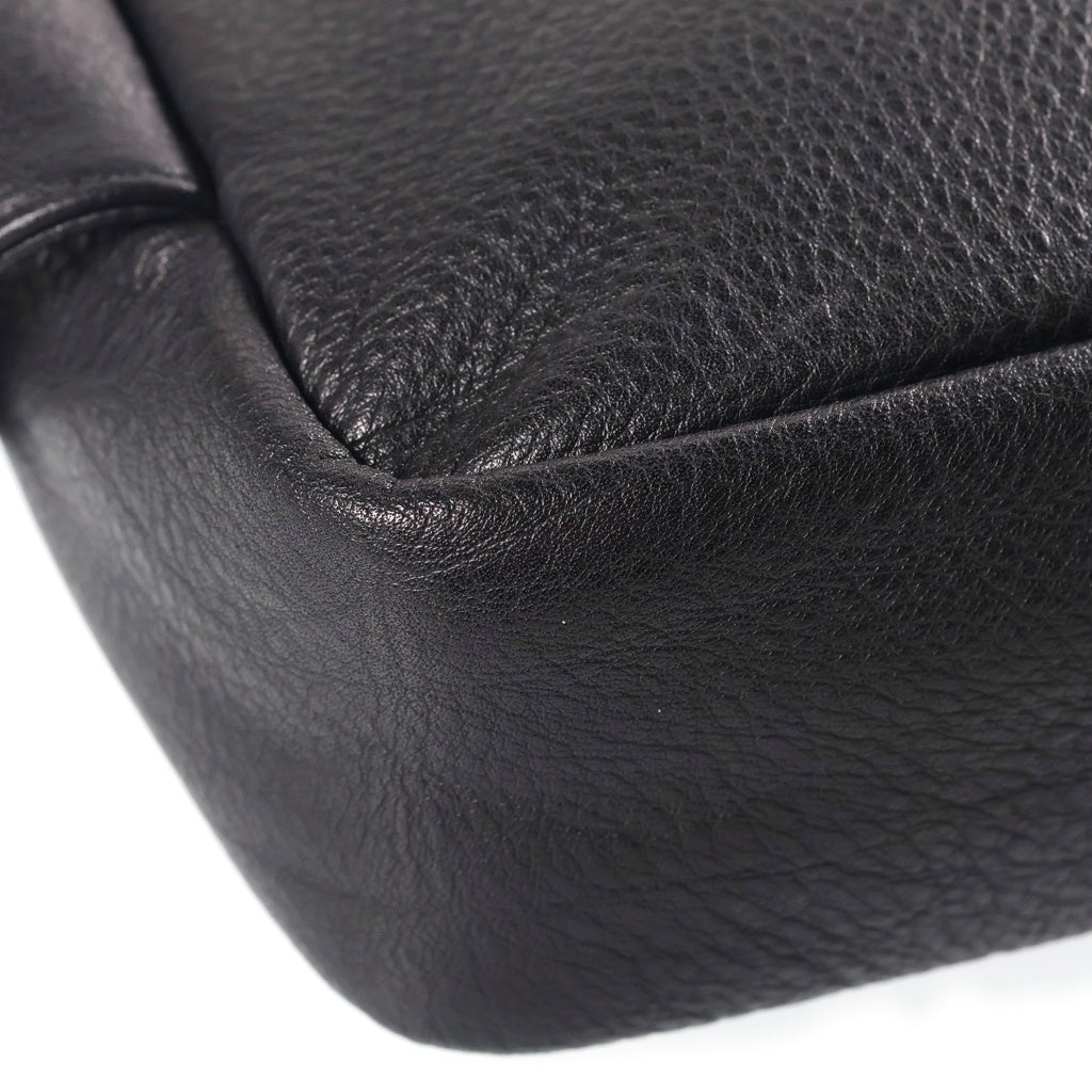 CHROME HEARTS(クロムハーツ) STRAP ON LEATHER BAG ストラップ オン レザーバッグ ショルダーバッグ ブラック
