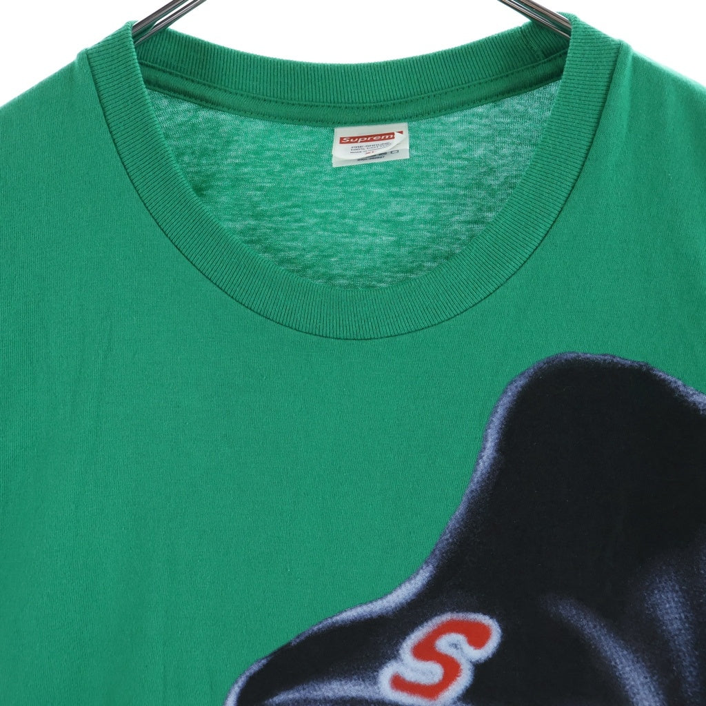 SUPREME(シュプリーム) Snowman S/S Tee フロントスノーマンプリント クルーネック半袖カットソーTシャツ グリーン