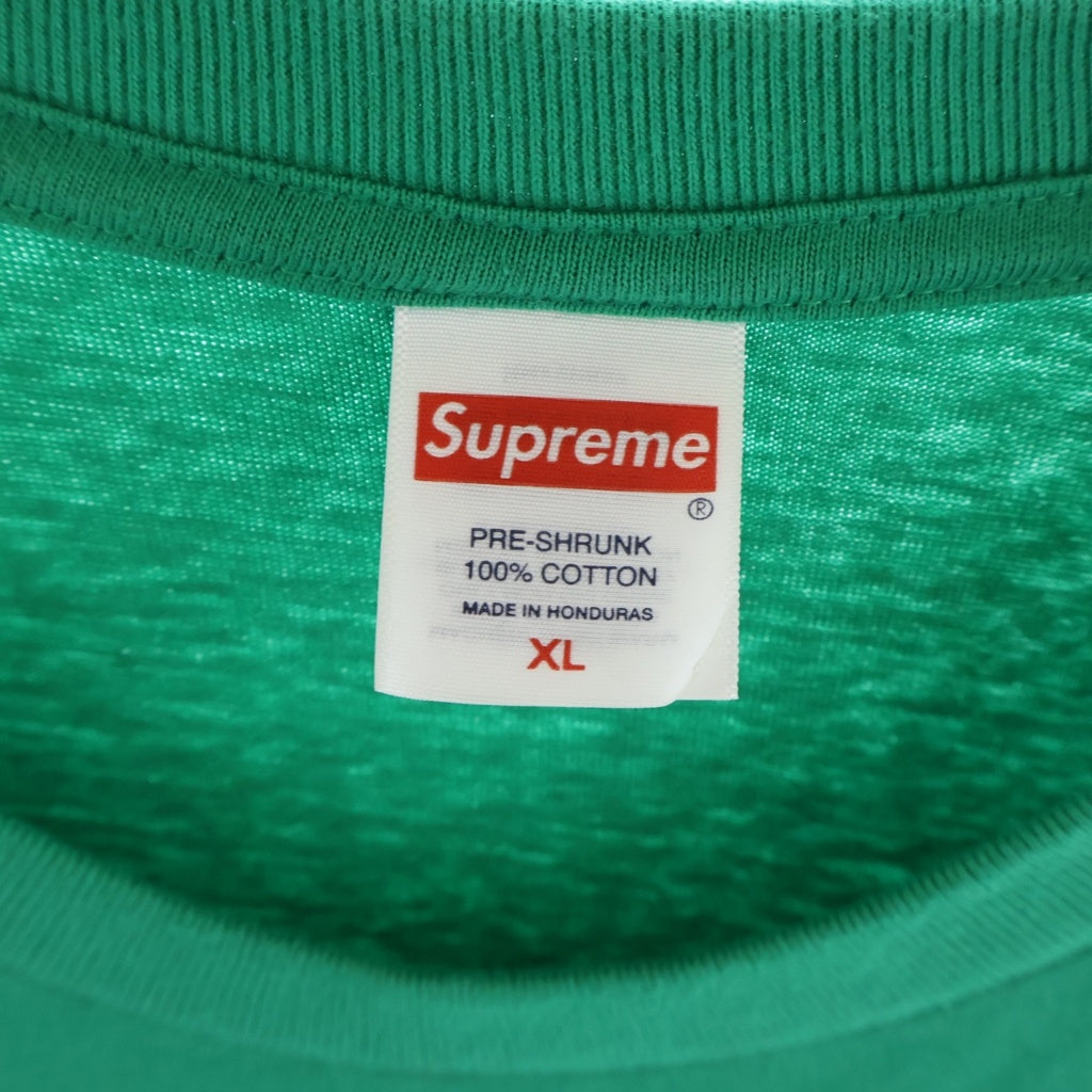 SUPREME(シュプリーム) Snowman S/S Tee フロントスノーマンプリント クルーネック半袖カットソーTシャツ グリーン