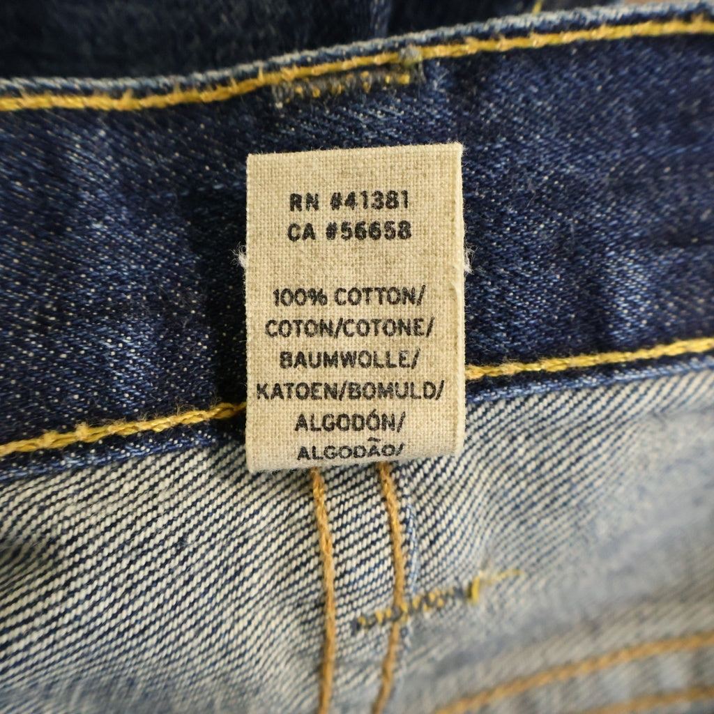 RRL(ダブルアールエル) LOW STRAIGHT STILL WATER ストレートデニムパンツ インディゴ R36RB09