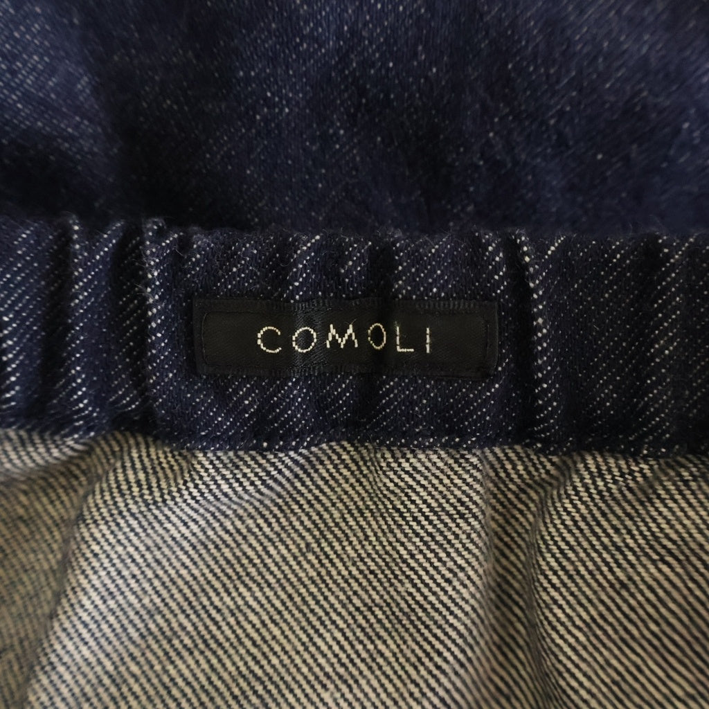 COMOLI(コモリ) 25SS ネイビーデニム テーパードパンツ インディゴ B01-03013