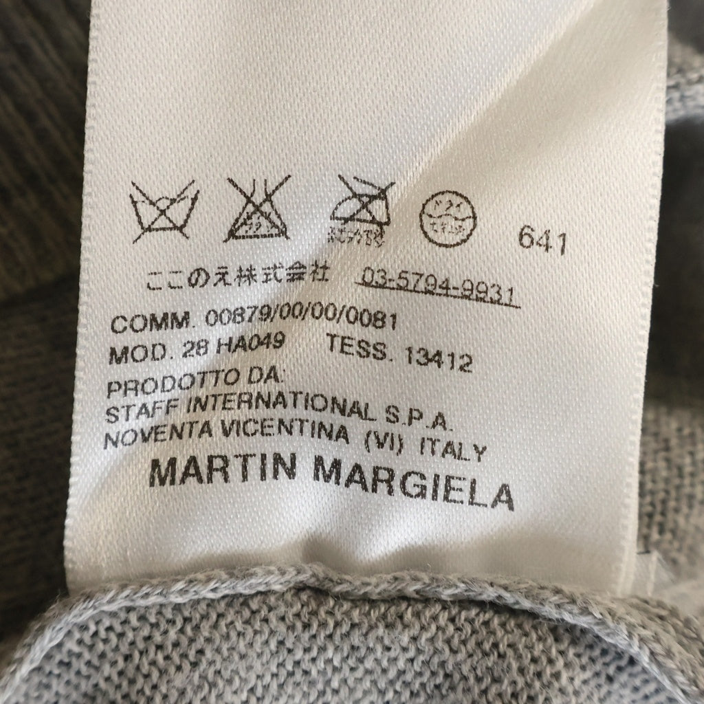 Maison Margiela(メゾンマルジェラ) Vネックセーター Vネックニット グレー 00879/00/00/0081