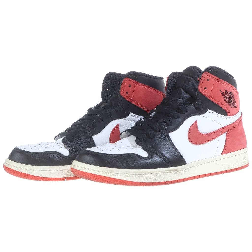 NIKE(ナイキ) AIR JORDAN1 RETRO HIGH OG TRACK RED エアジョーダン1 レトロ トラックレッド レザーハイカットスニーカー マルチカラー 555088-112 US8.5/26.5cm