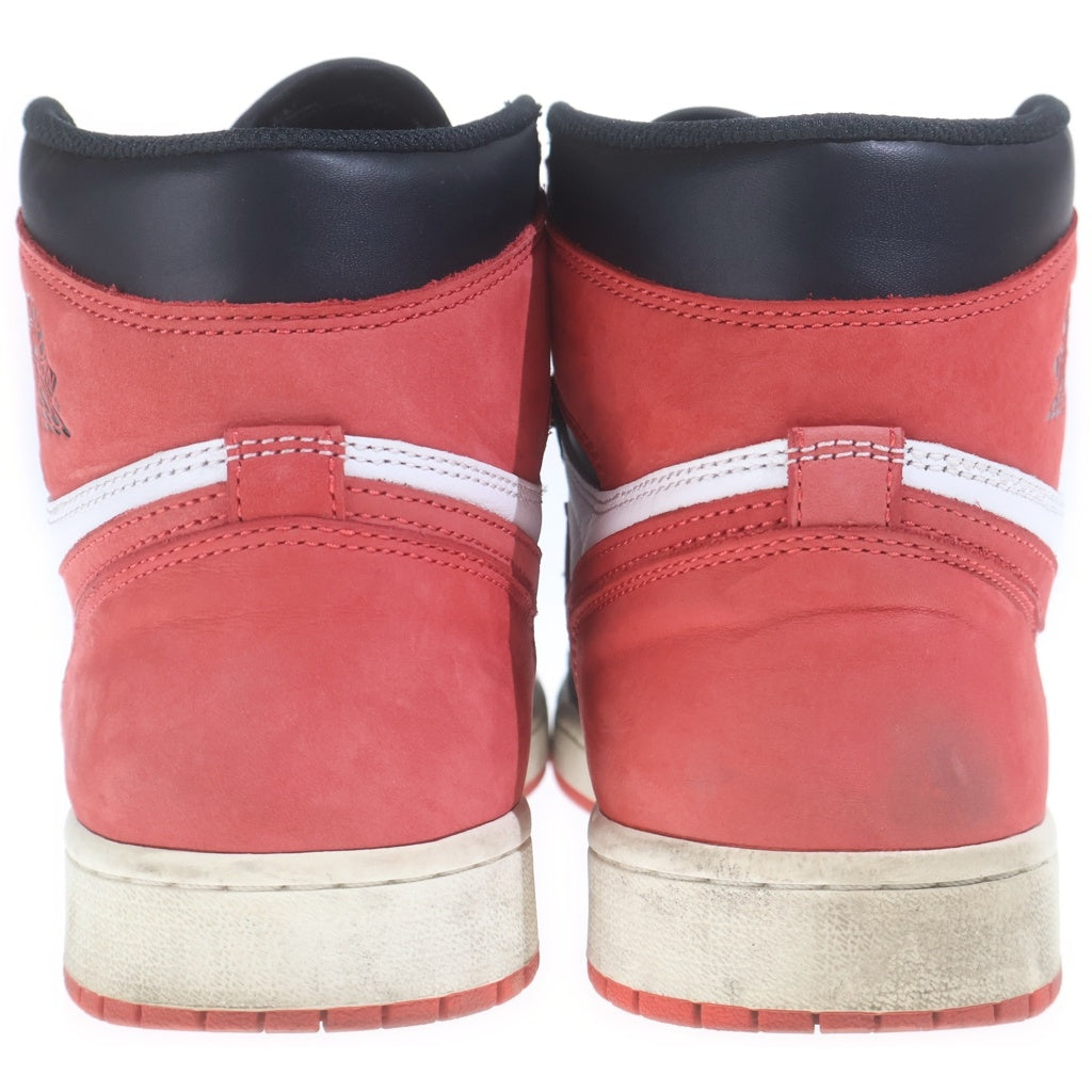 NIKE(ナイキ) AIR JORDAN1 RETRO HIGH OG TRACK RED エアジョーダン1 レトロ トラックレッド レザーハイカットスニーカー マルチカラー 555088-112 US8.5/26.5cm