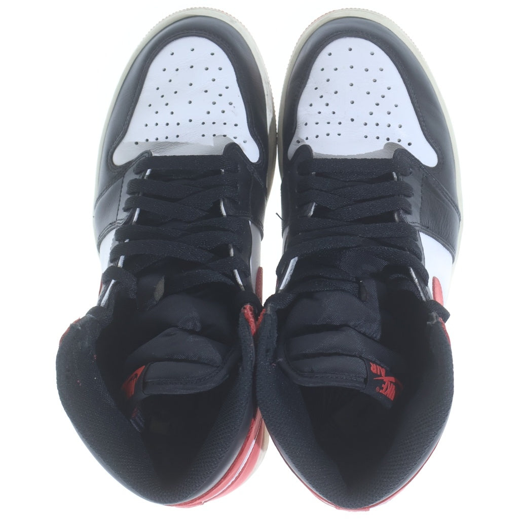 NIKE(ナイキ) AIR JORDAN1 RETRO HIGH OG TRACK RED エアジョーダン1 レトロ トラックレッド レザーハイカットスニーカー マルチカラー 555088-112 US8.5/26.5cm