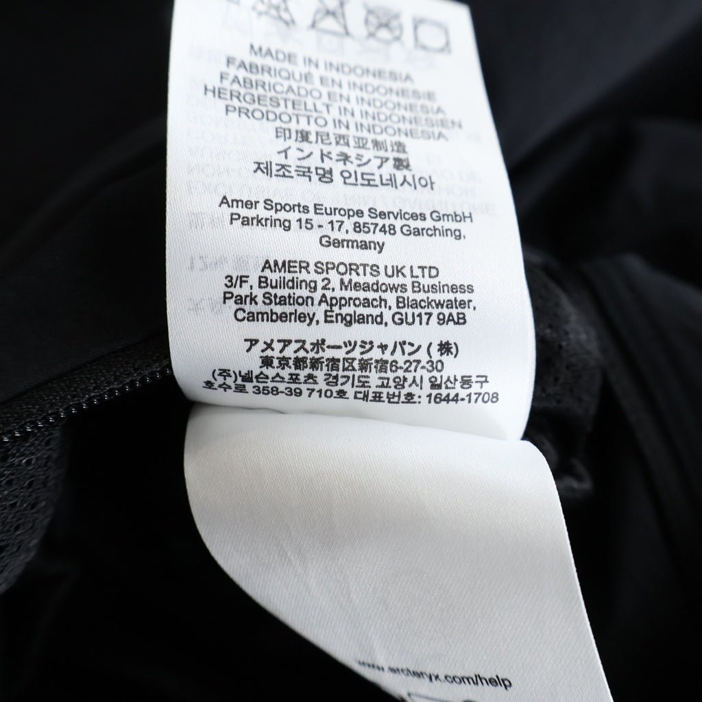 ARC'TERYX(アークテリクス) GAMMAHOODY ガンマ ジップアップナイロンジャケット ブラック X000009905