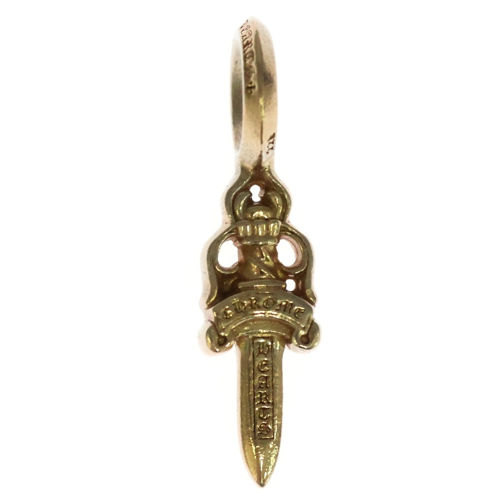 CHROME HEARTS(クロムハーツ) 22K STACK DAGGER V2 スタック ダガーチャーム ネックレストップ ゴールド
