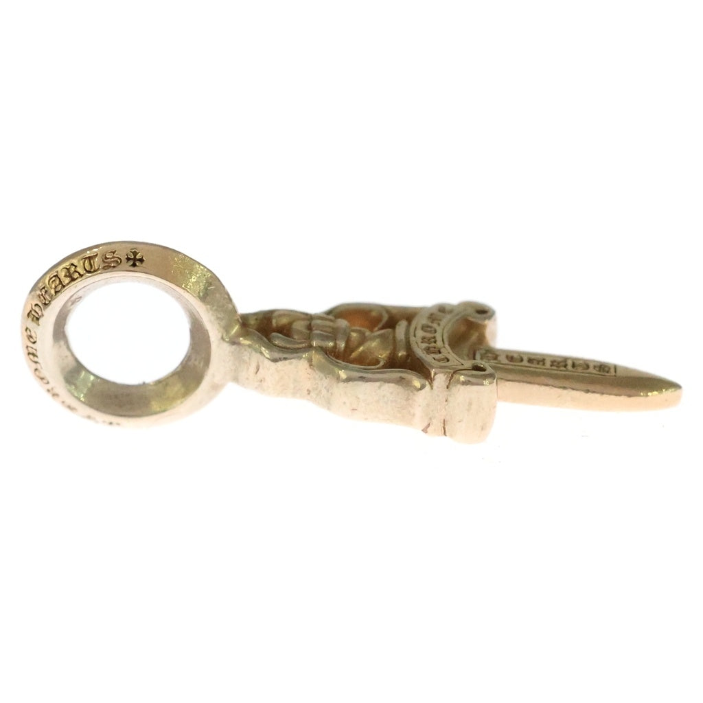 CHROME HEARTS(クロムハーツ) 22K STACK DAGGER V2 スタック ダガーチャーム ネックレストップ ゴールド