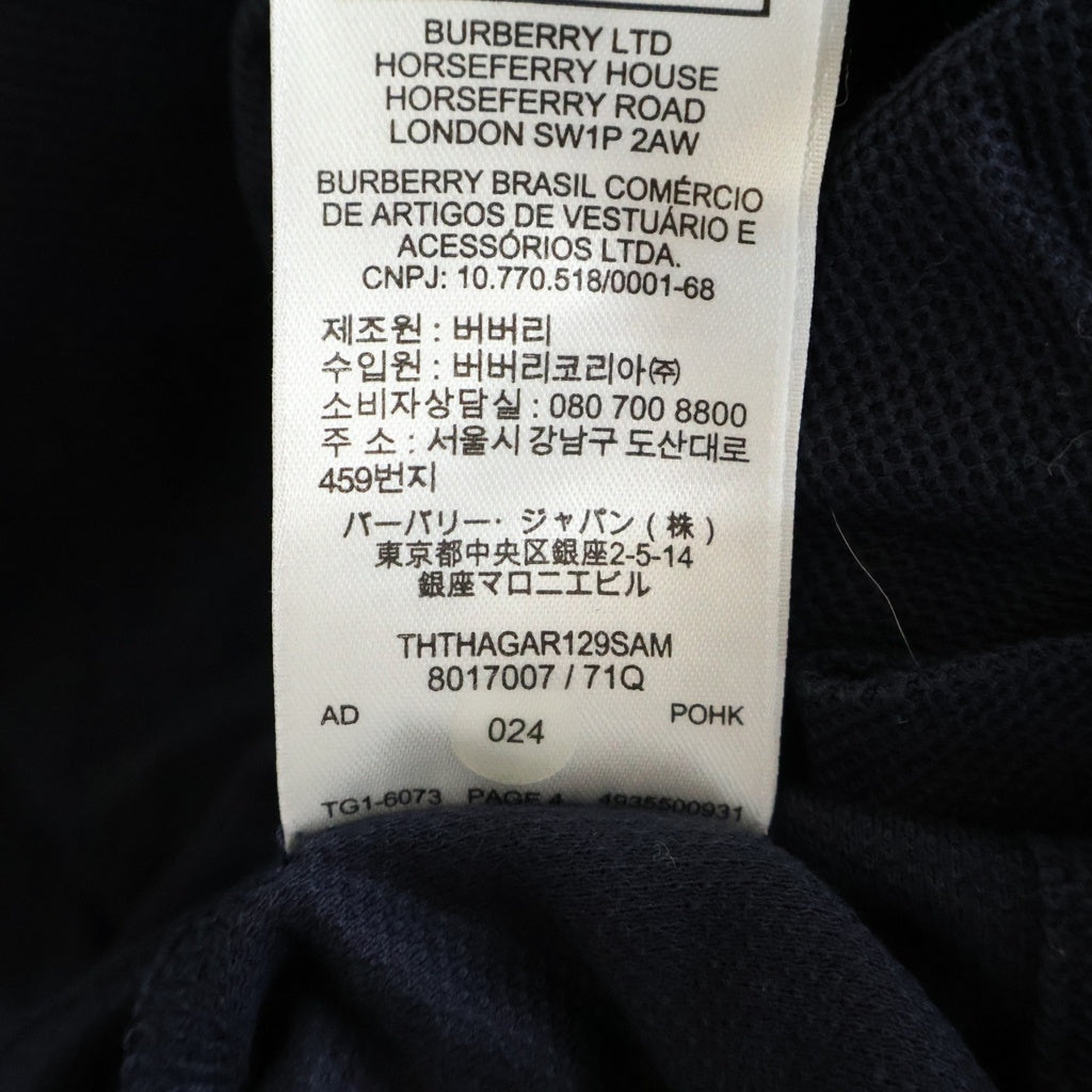 BURBERRY(バーバリー) TBロゴ刺繍 3ボタン 半袖ポロシャツ 8017007