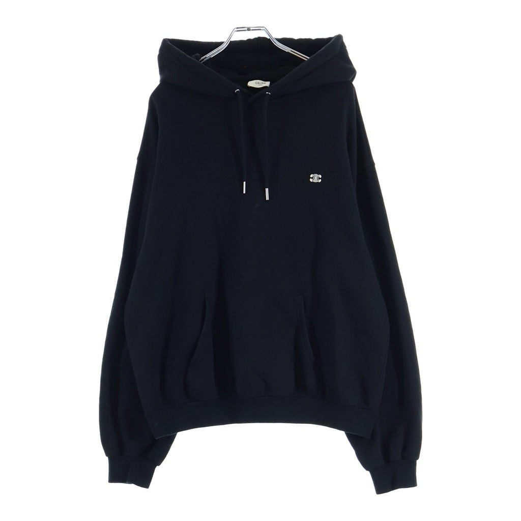 CELINE(セリーヌ) トリンオフ ルーズフィット プルオーバースウェットパーカー ブラック 2Y35D450I