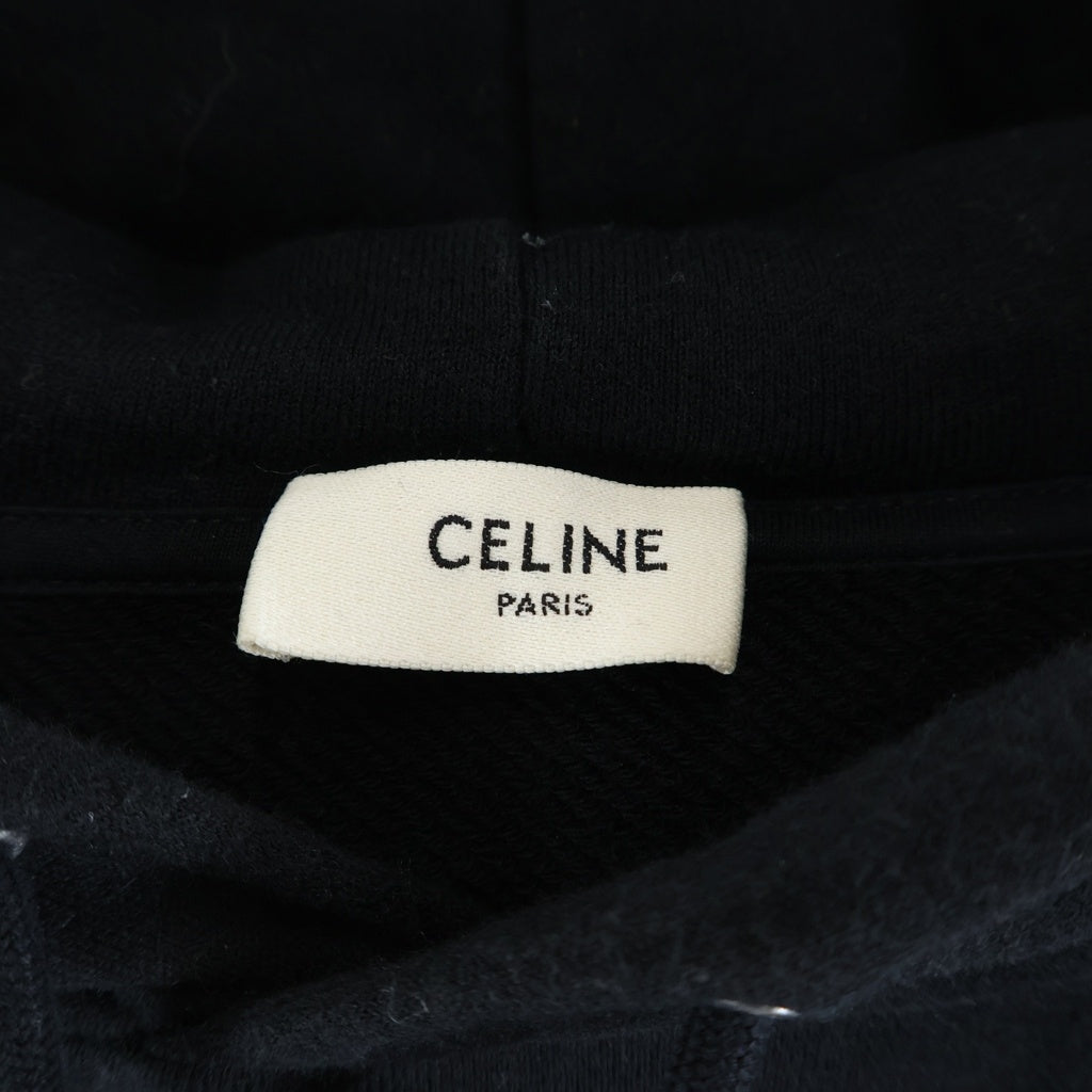 CELINE(セリーヌ) トリンオフ ルーズフィット プルオーバースウェットパーカー ブラック 2Y35D450I