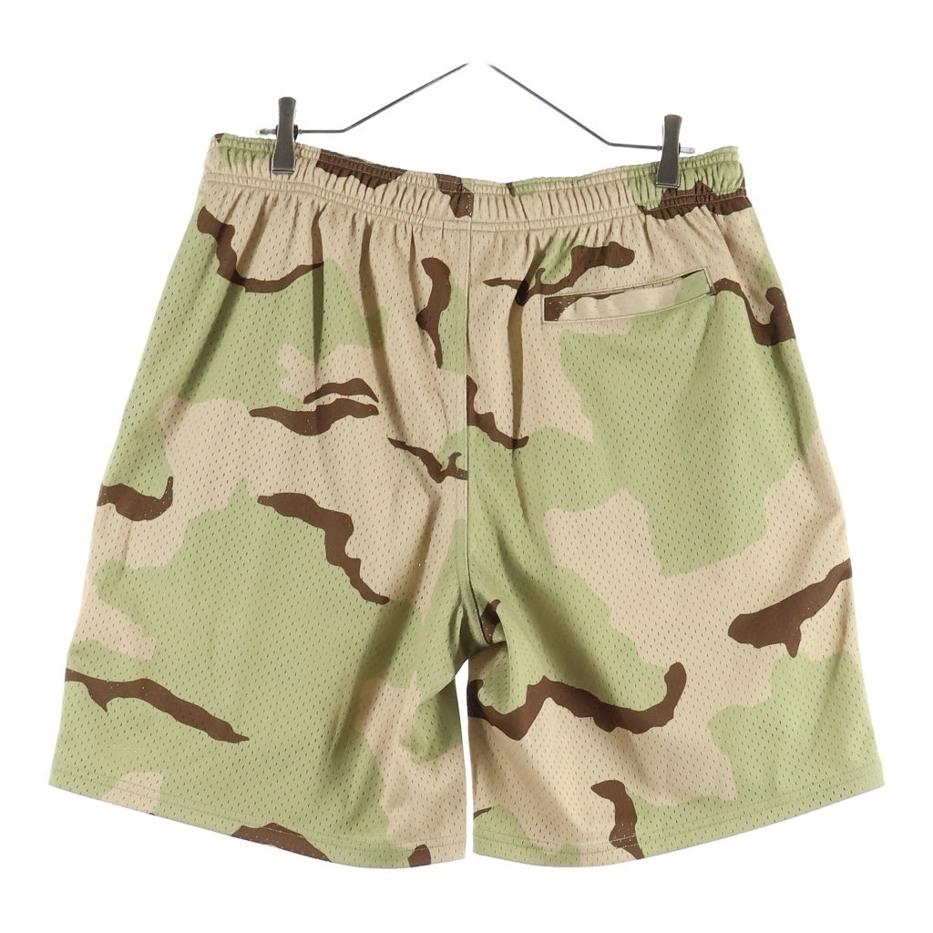STUSSY(ステューシー) 26SS BASIC MESH SHORT カモ柄ハーフパンツ ショーツ グリーン/ブラウン 112335