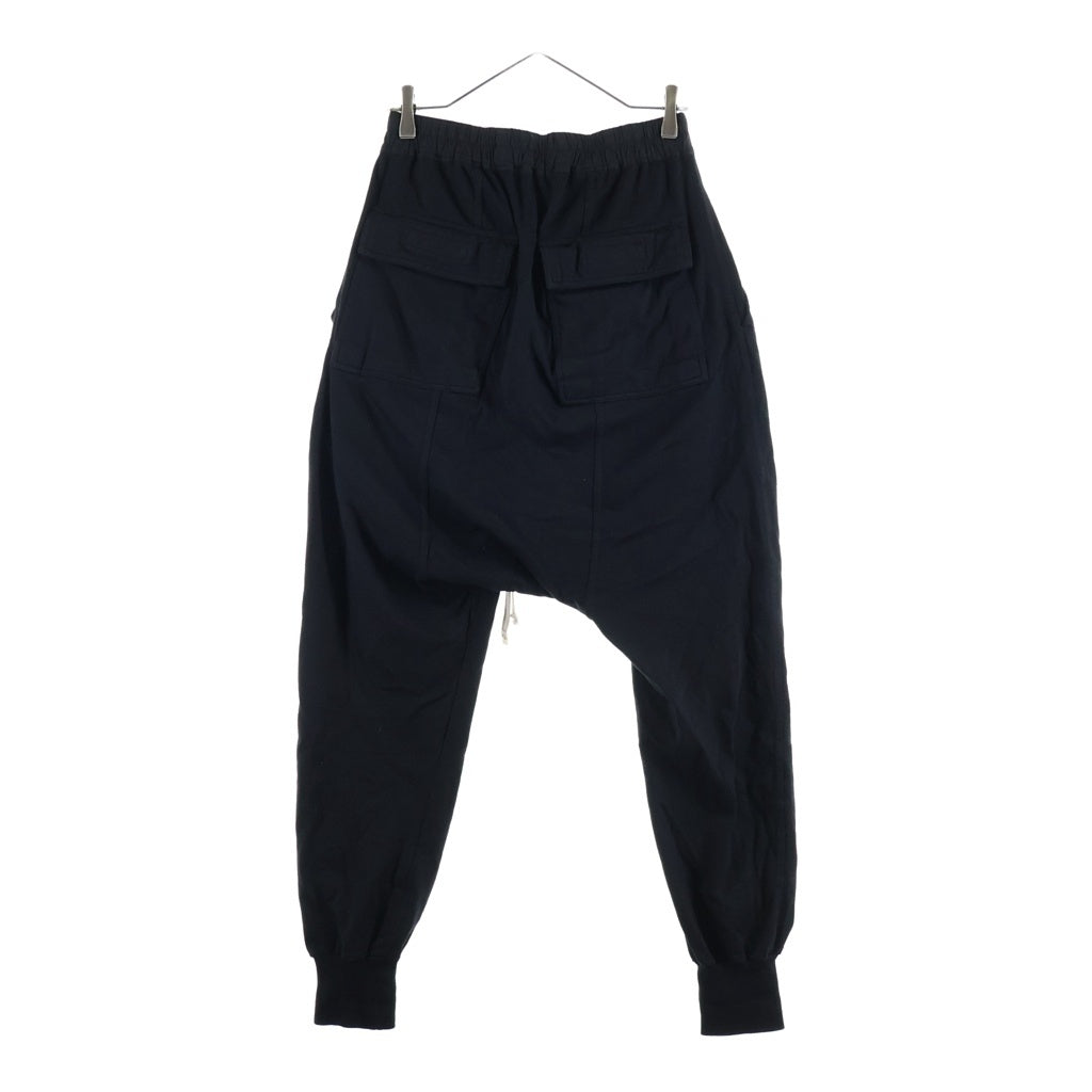 DRKSHDW(ダークシャドウ) 25AW PRISONER DRAWSTRING プリズナー ドローストリング サルエルスウェットパンツ ブラック DU02E7395-RIG