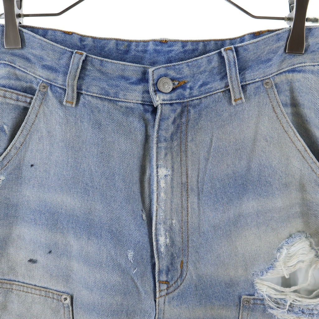 Maison Margiela(メゾンマルジェラ) PANTS 5 POCKETS ダメージ加工 デニムパンツ インディゴ SH2LA0017