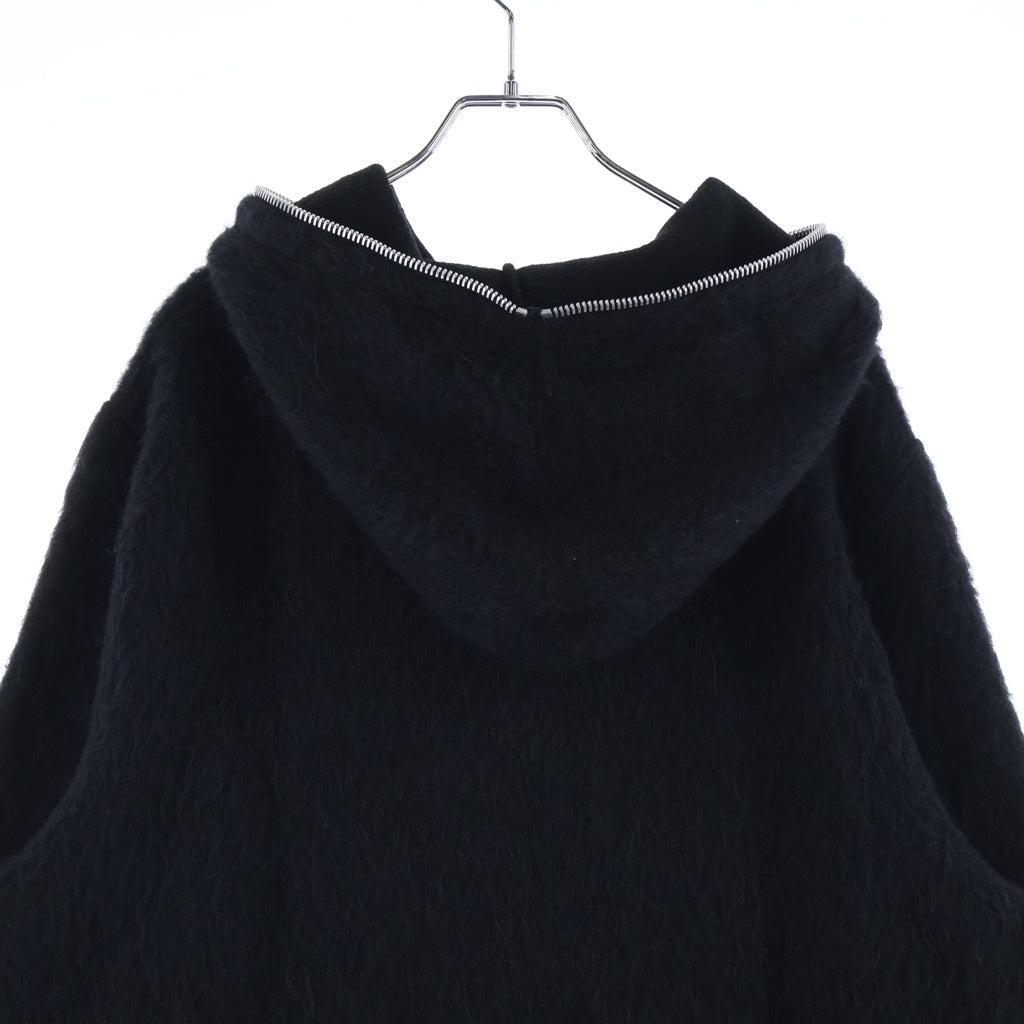 OUR LEGACY(アワーレガシー) FULL ZIP HOOD フルジップ フーディー ブラック M4243FBH
