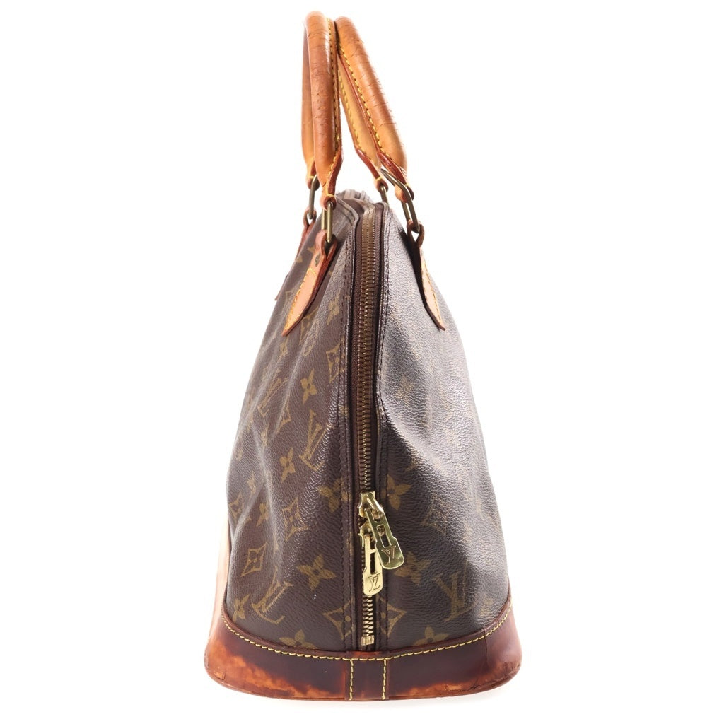 LOUIS VUITTON(ルイヴィトン) アルマ モノグラムキャンバス レザー ハンドバッグ ブラウン M51130 レディース