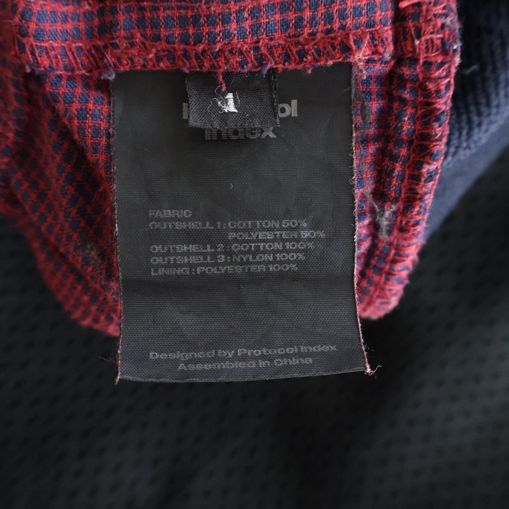 NO BRAND(ノーブランド) PROTOCOL INDEX プロトコルインデックス 3レイヤードパンツ ワイドパンツ ブラック
