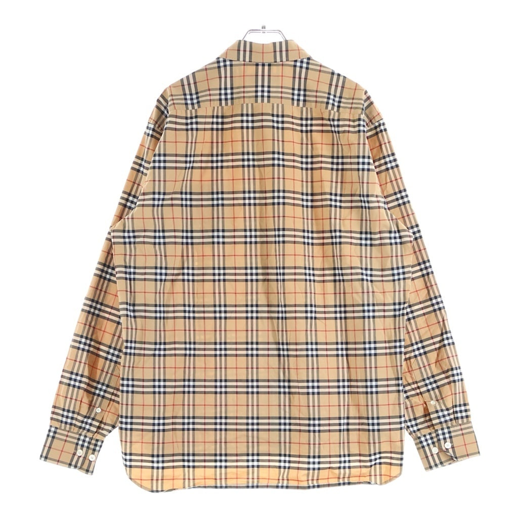 BURBERRY(バーバリー) ノバチェック 長袖シャツ チェックシャツ ブラウン 8004832