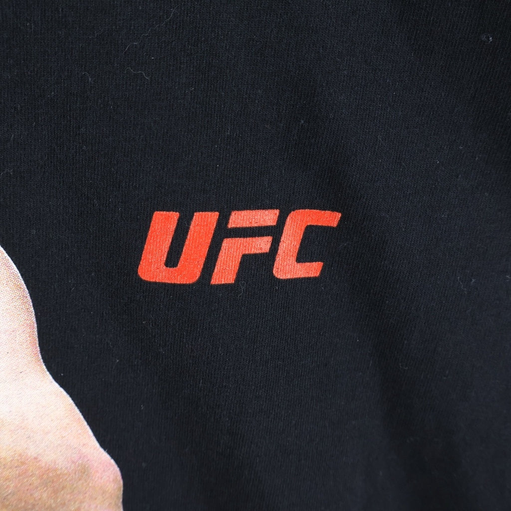WACKO MARIA(ワコマリア) ×UFC WASHED HEAVY WEIGHT CREW NECK T-SHIRT グラフィック半袖Tシャツ カットソー ブラック