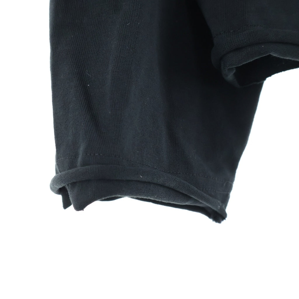 THUG CLUB(サグクラブ) T-STUDDED CUTOUT HOODIE Tスタッズ カットアウトフーディー パーカー ブラック TC26TS0602