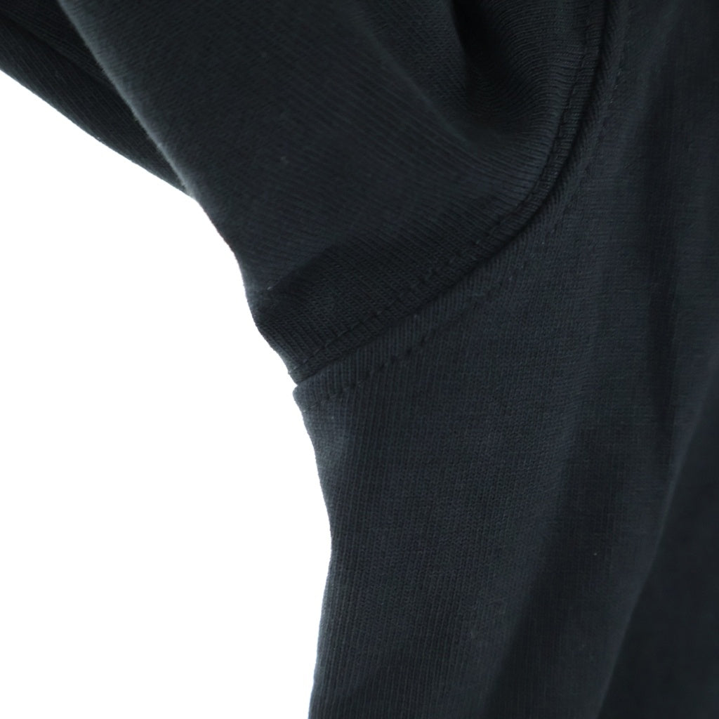 THUG CLUB(サグクラブ) T-STUDDED CUTOUT HOODIE Tスタッズ カットアウトフーディー パーカー ブラック TC26TS0602