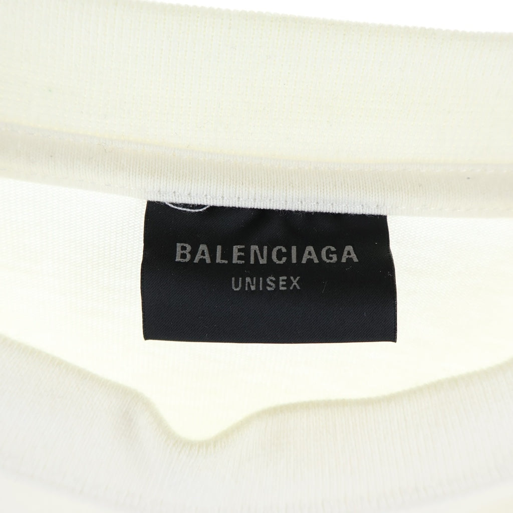 BALENCIAGA(バレンシアガ) 24SS DIY METAL L/S T-SHIR ディーアイワイ メタルロゴ 長袖カットソー ホワイト 699191 TPV02
