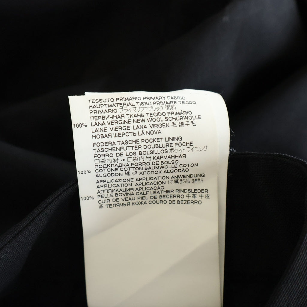 Maison Margiela(メゾンマルジェラ) 21SS ウールスラックスパンツ テーパードパンツ ブラック S50KA0522
